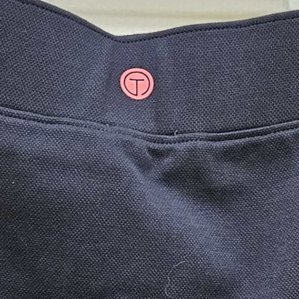 T by‎ Talbots Womens Navy Blue Tennis Skirt with Coral Stripes Size Medium New - Picture 9 of 9